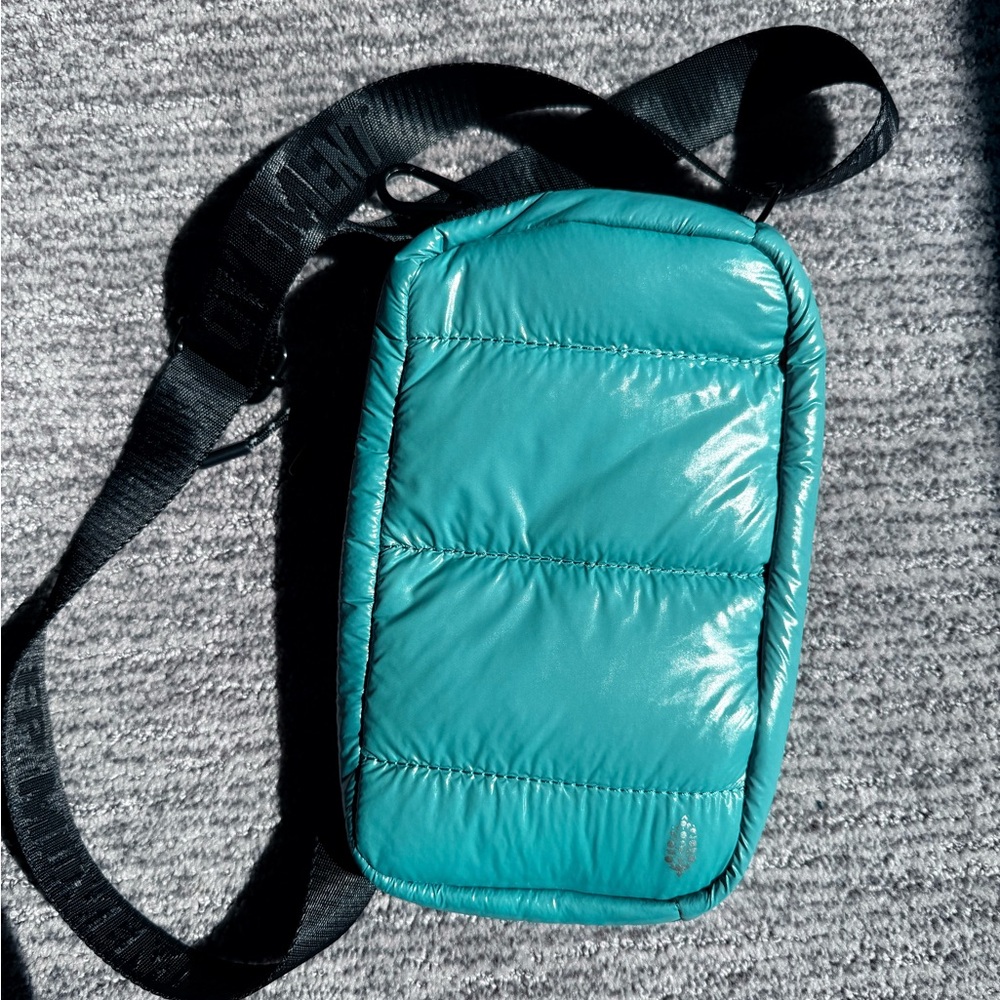 NWOT FP Movement Light Blue Puffer Crossbody Bag
